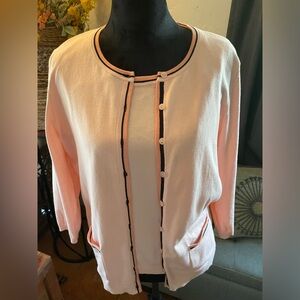 Talbots cardigan and inner shell